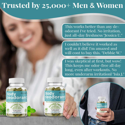 FreshBody chlorophyll supplement customer review graphic
