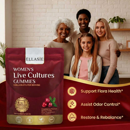 Ellasie cranberry gummies family lifestyle image