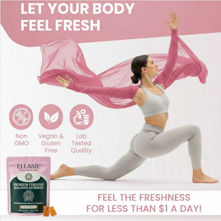 Ellasie pineapple probiotic gummies lifestyle image