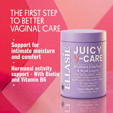 Ellasie Juicy V-Care product details graphic