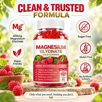 Magnesium Glycinate Gummies – 60 Gummies