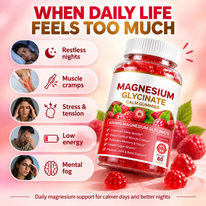 Magnesium Glycinate Gummies – 60 Gummies