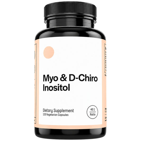 Myo-Inositol & D-Chiro Inositol 40:1 – 120 Vegan Caps